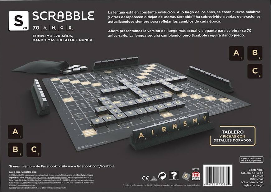 Scrabble 70 años