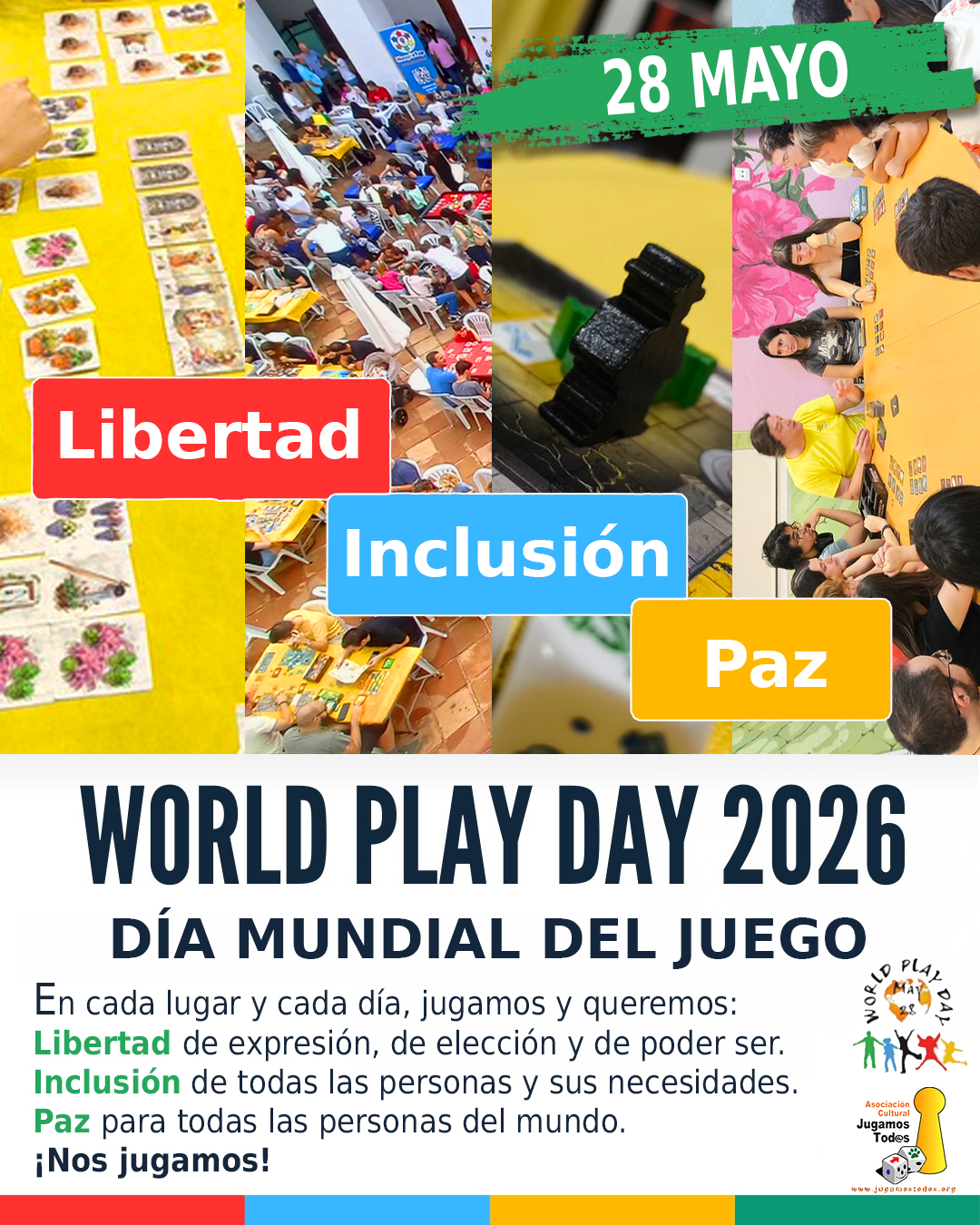 Jugar es un derecho: Libertad. Inclusión. Paz.