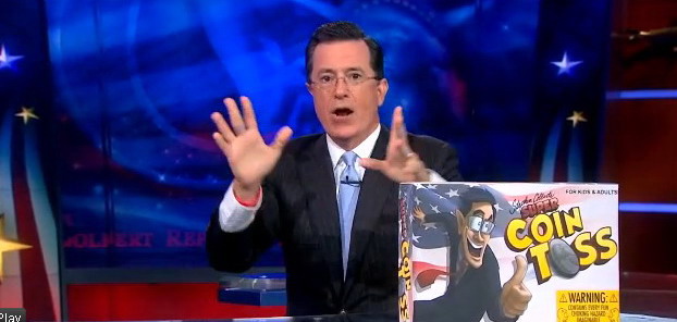 The Colbert Report: Super Coin Toss